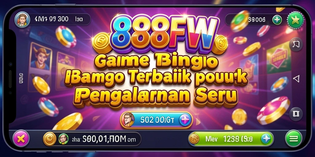 Tampilan gameplay seru dalam aplikasi Bingo 888FW.