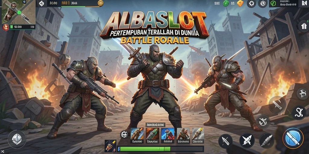 Gameplay seru dan mendebarkan di arena Battle Royale.