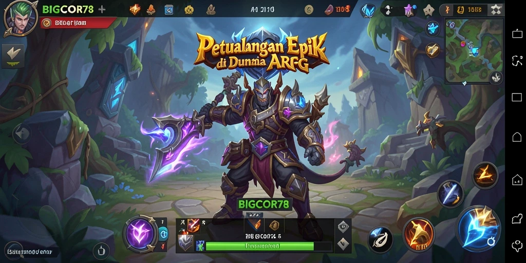 Gameplay penuh aksi dan petualangan di dunia ARPG.