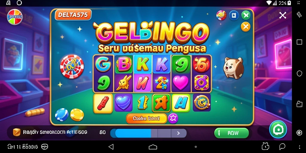Gameplay menarik Bingo di DELTA575 dengan antarmuka yang ramah pengguna.