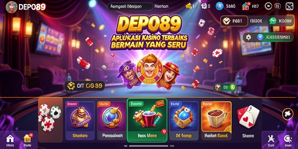 Tampilan gameplay menarik dan realistis dari aplikasi DEPO89.