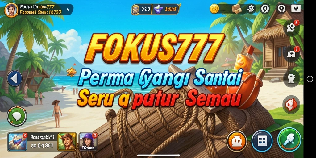 Tampilan gameplay FOKUS777 yang menghibur dan seru.