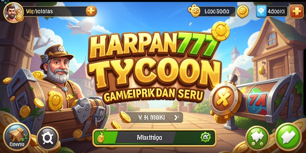 Screenshot gameplay HARAPAN777 menunjukkan pengalaman mendalam dalam mengelola bisnis.