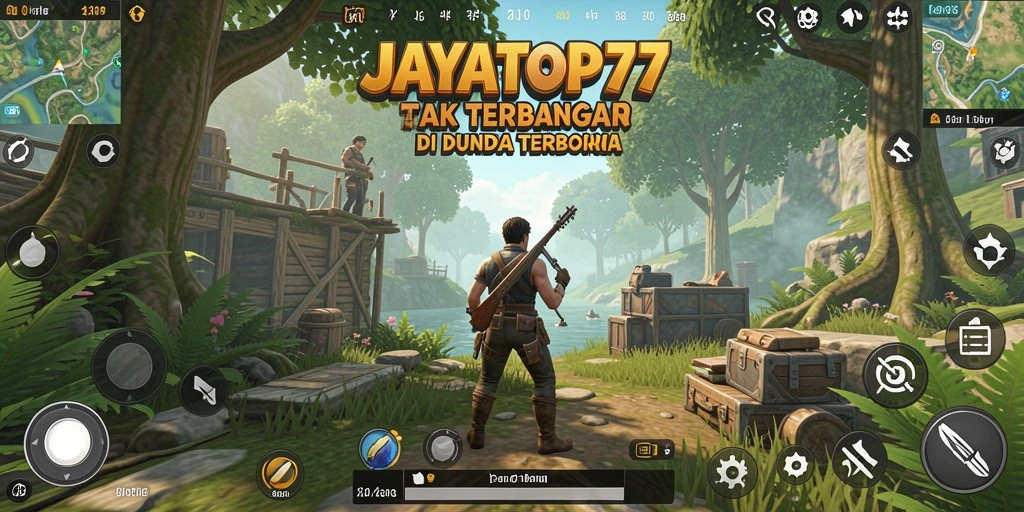 Menampilkan karakter utama dalam misi eksplorasi dunia terbuka.