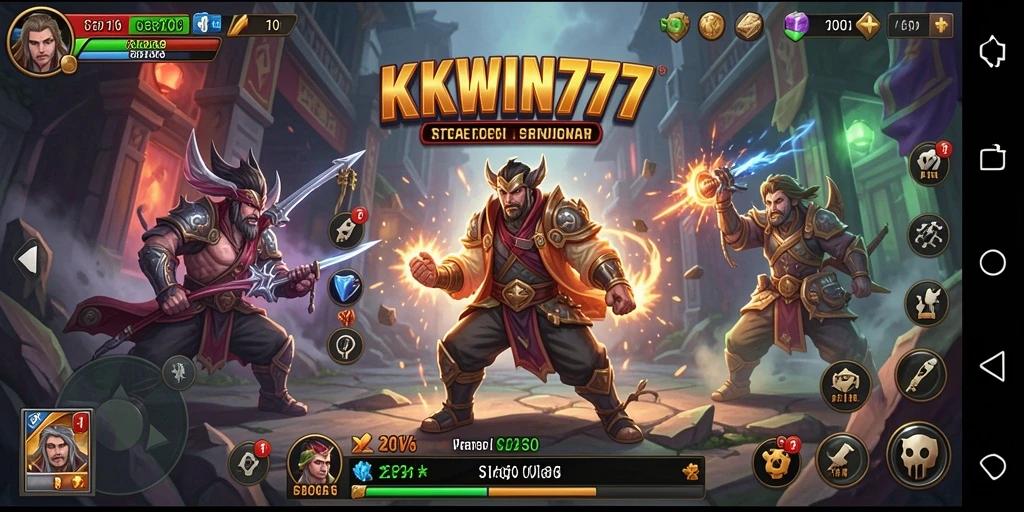 Tampilan permainan <strong>KKWIN777</strong> yang menarik dan dinamis dalam aksi strategi.