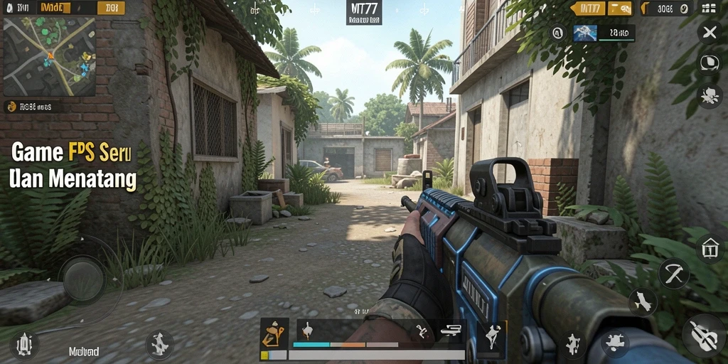 Screenshot gameplay MT777 dengan aksi tembak-menembak intens.